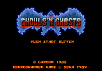 ghouls and ghosts Sega game